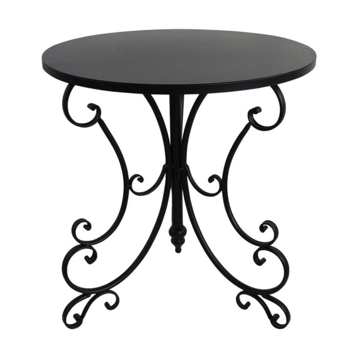 Lvd Decorative Classic Indoor/outdoor Bistro Table Home Decor Black 70x70x73cm