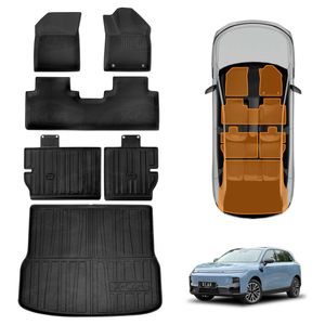 3D Floor Mats Boot Liner Set for Leapmotor B10 2025-Onwards Cargo Kick Mats Back Seat Cover