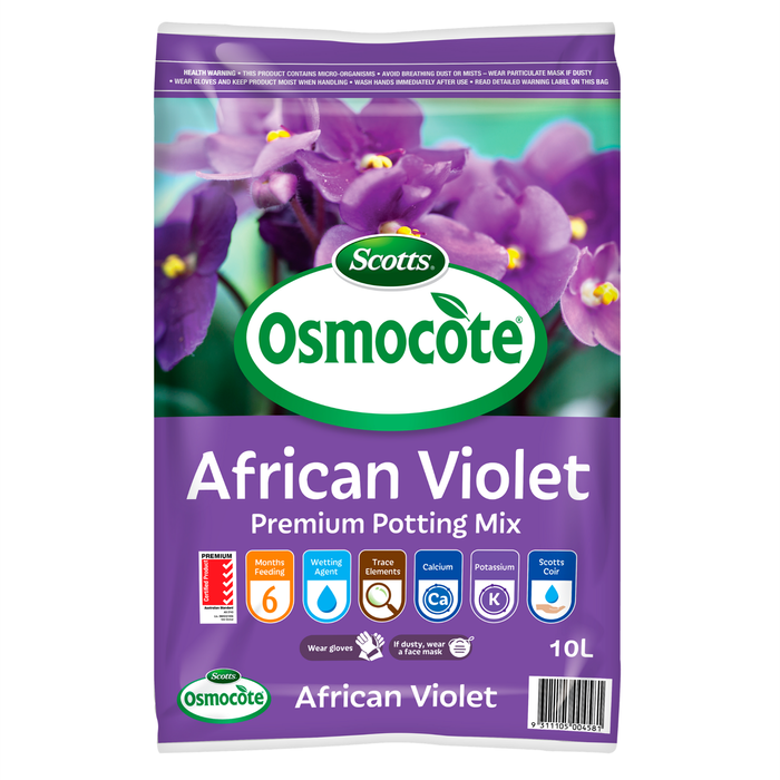 Scotts Osmocote 10L African Violet Premium Potting Mix