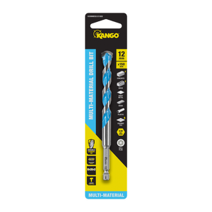 Kango 12 x 150mm 1/4" Multi-Material Drill Bit