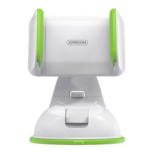 Car Holder Joyroom 360 Suction Cup Universal Phone Stand Windscreen Mount - White & Green