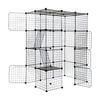 Large Cat Enclosure 4 Tier Metal Playpen DIY Cage