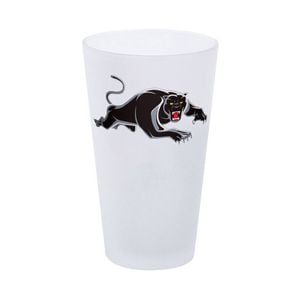 NRL Frosted Conical Glass - Penrith Panthers - 450ml - Single