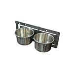 YES4PETS 1 Set Medium Pet Food and Water Bowls