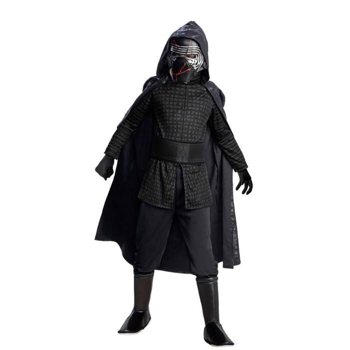 Kylo Ren Deluxe Halloween Costume for Kids with Cape, Mask, Gloves and Belt, Extra Small