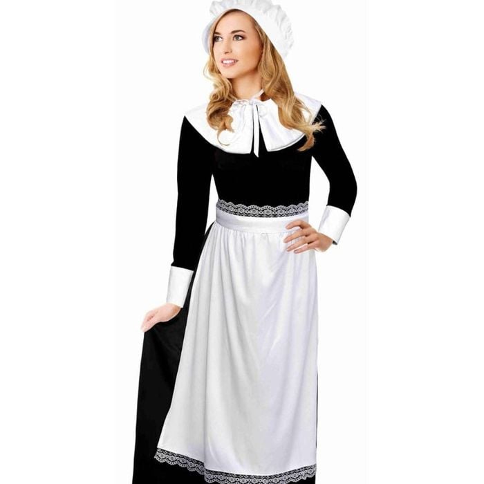 Traditional Pilgrim Womens Plus Size Historical Costume Dress - Xlarge