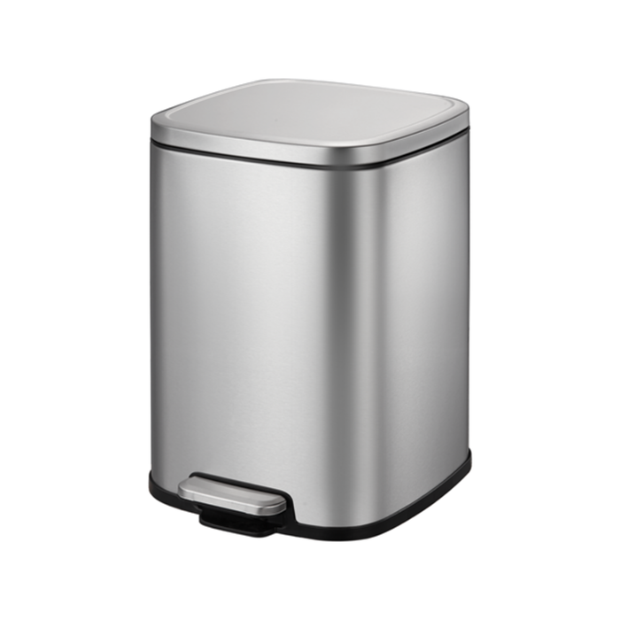 Eko Square 6L Stainless Steel Pedal Bin