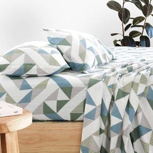 Onslow Flannelette Full Sheet Set King Single