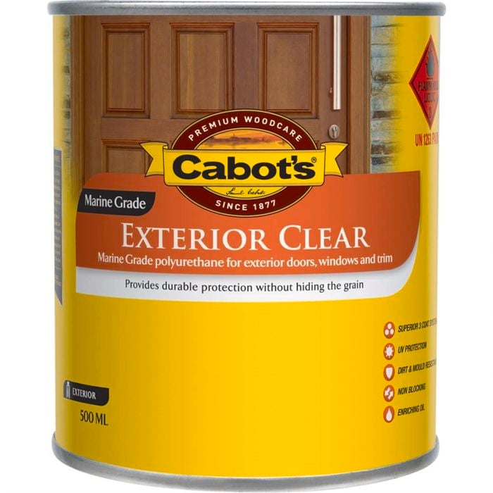 Cabot's 500ml Gloss Exterior Clear Timber Finish