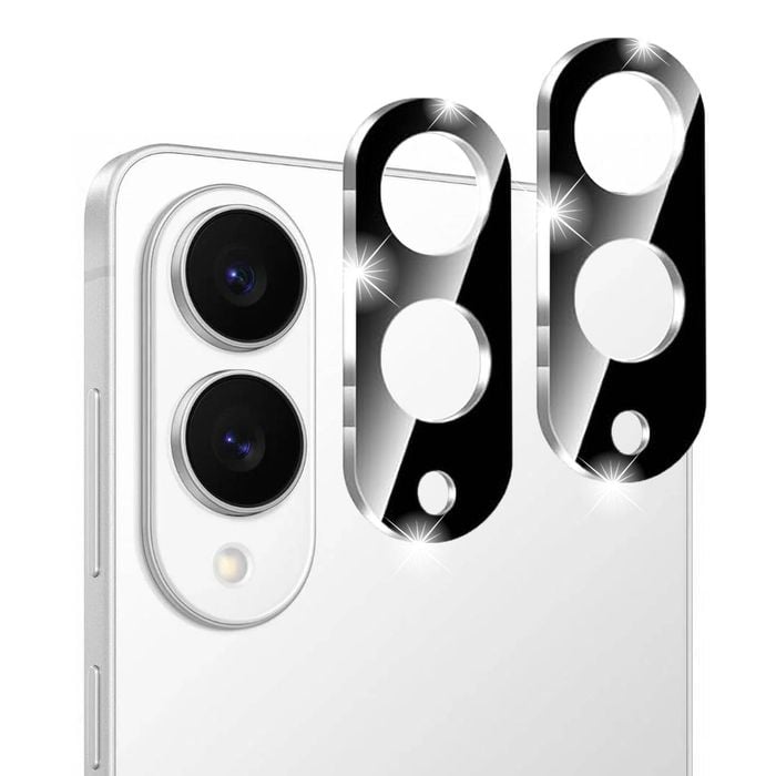 2 Pack MEZON Samsung Galaxy S25 Edge (6.7") Full Cover Camera Lens Tempered Glass