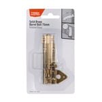 Taskmaster 75mm Polished Brass Barrel Bolt