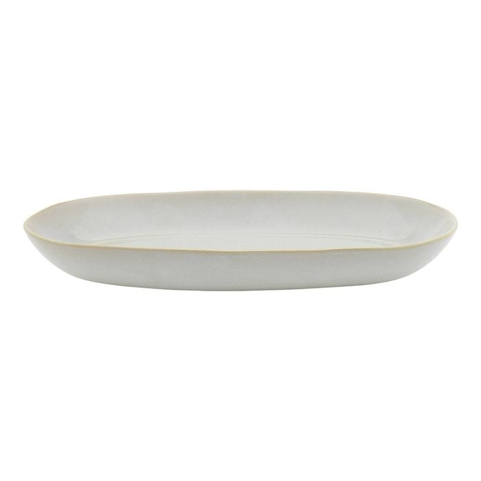 Ecology Ottawa Shallow Serveware Oval Bowl 36x21cm Oyster