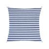 Marquee 3 x 3m Square Shade Sail White Grey Stripes