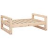 vidaXL Solid Wood Pine Dog Bed Wooden Puppy Pet Sofa Bed Couch Animal Supply