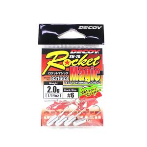 Decoy Rocket Magic SV70 Finesse Ajing Fishing Jig Head 1/14oz 6