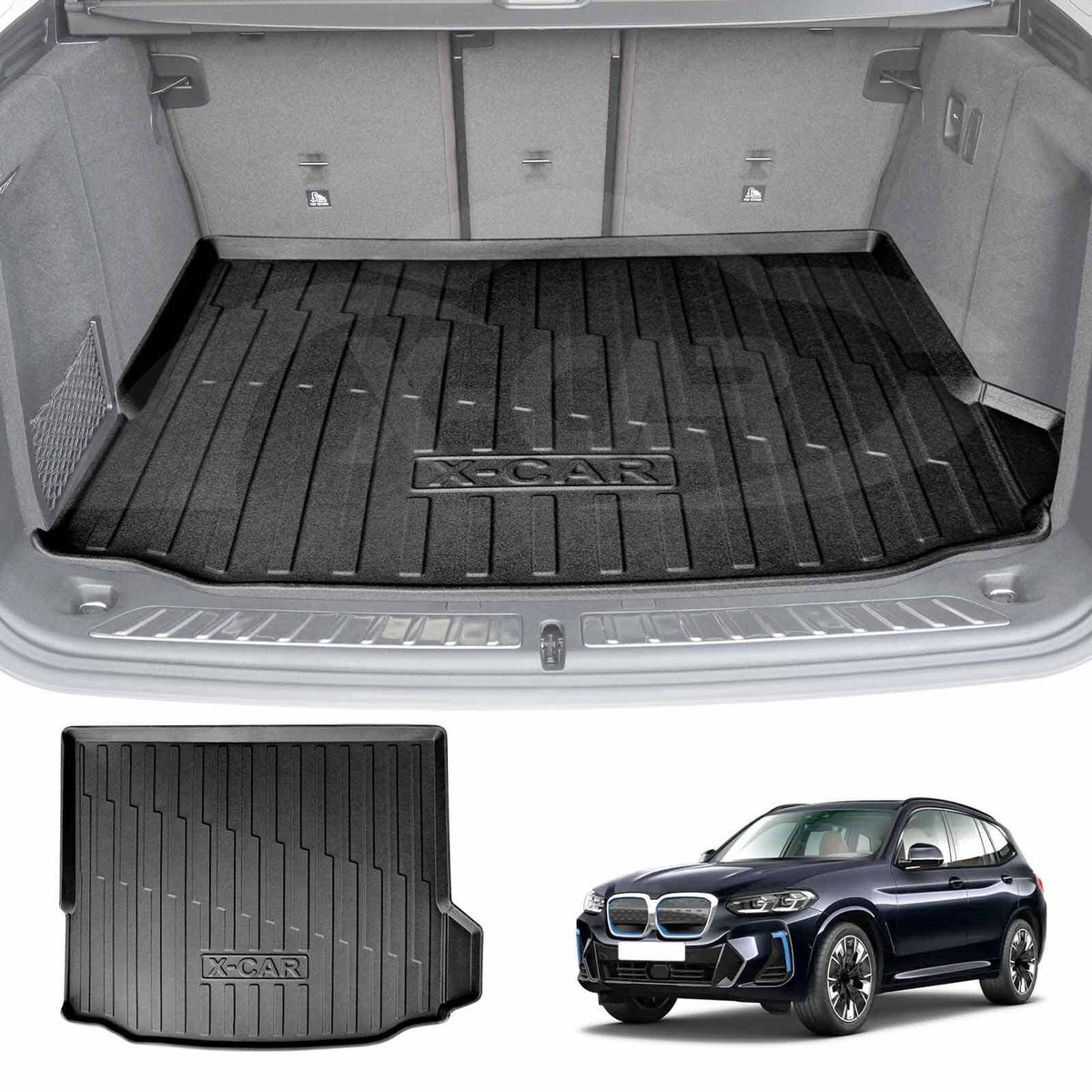 Boot Liner for BMW iX3 2023-2024 Heavy Duty Cargo Trunk Cover Mat ...