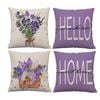 Catzon 4 Pcs Decorative Throw Pillow Covers with HD Printing for Home Decor