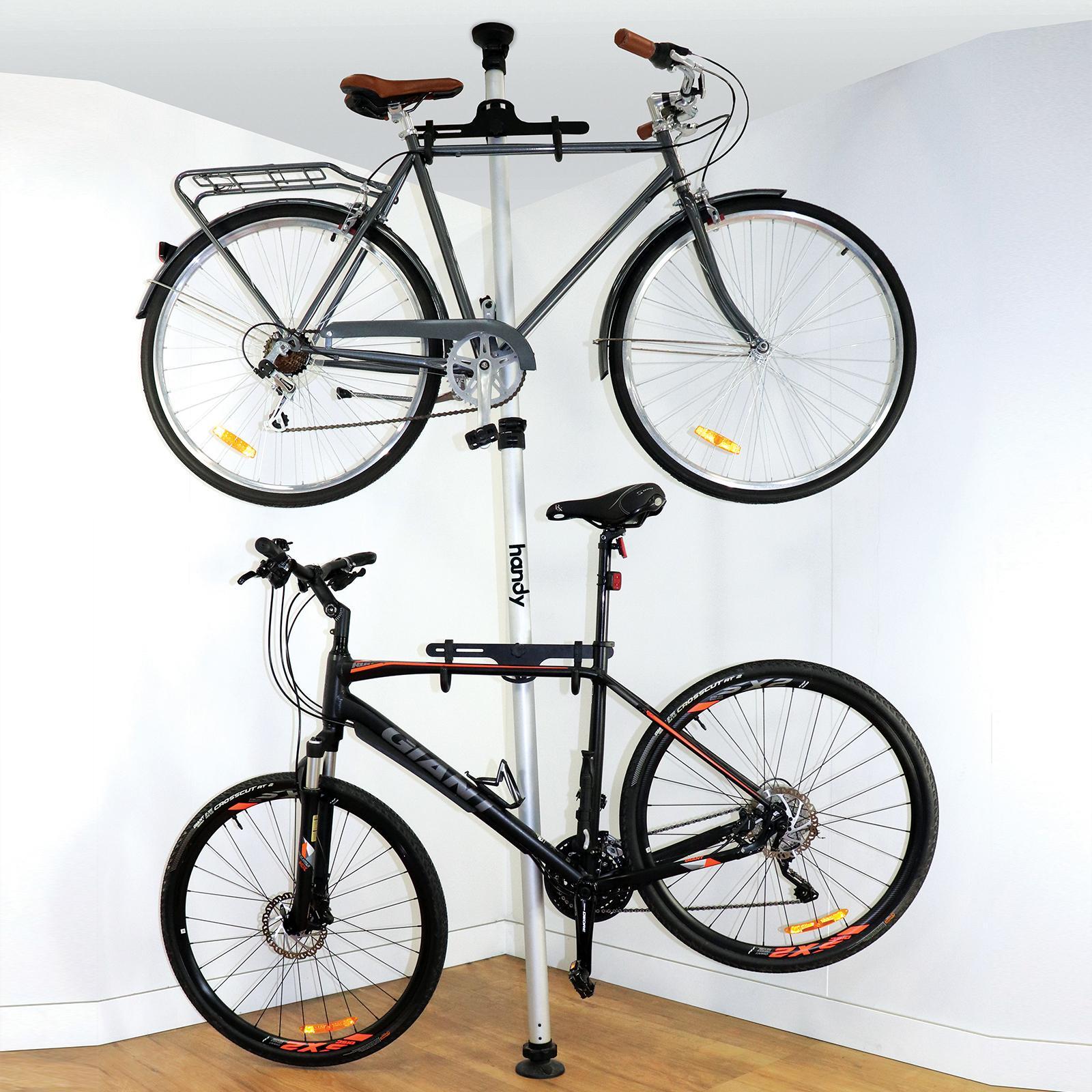 Handy Storage Floor To Ceiling Bike Stand Bunnings Australia