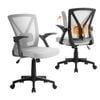 Artiss Ergonomic Office Chair Mesh Adjustable Lumbar Support Arms Desk Chair Grey