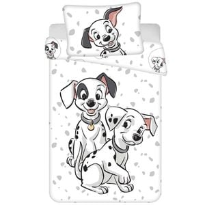 Disney 101 Dalmatians Puppies Cotton Quilt Cover Set Toddler Bed Size
