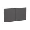 Kaboodle 1000mm Toasted Clove Modern Fridge Cabinet Doors - 2 Pack