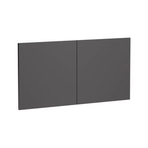 Kaboodle 1000mm Toasted Clove Modern Fridge Cabinet Doors - 2 Pack