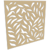 ProtectorAl 300-1200mm x 300-1200mm Gold Matte/Gloss White Large Leaf Unframed Composite Deco Panel