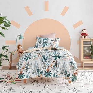 Jack & Ava Comforter Set Cheeky Monkey Single Bed