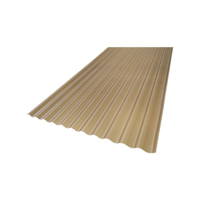 Suntuf 3600mm Bronze Tint Corrugated Polycarbonate Sheet