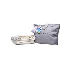 Huxford Grove Alpaca Fleece Filled Quilt Cover Cotton  Bedding 100x120cm White