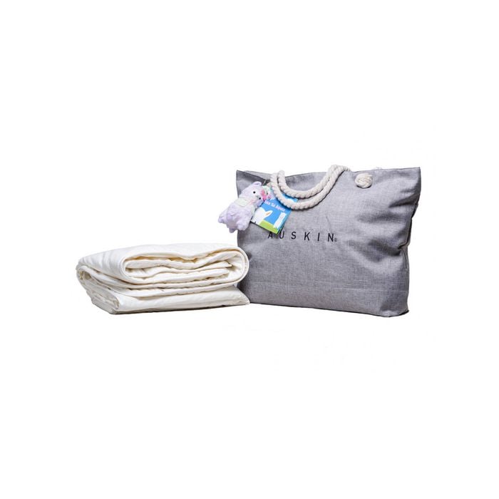 Huxford Grove Alpaca Fleece Filled Quilt Cover Cotton  Bedding 100x120cm White