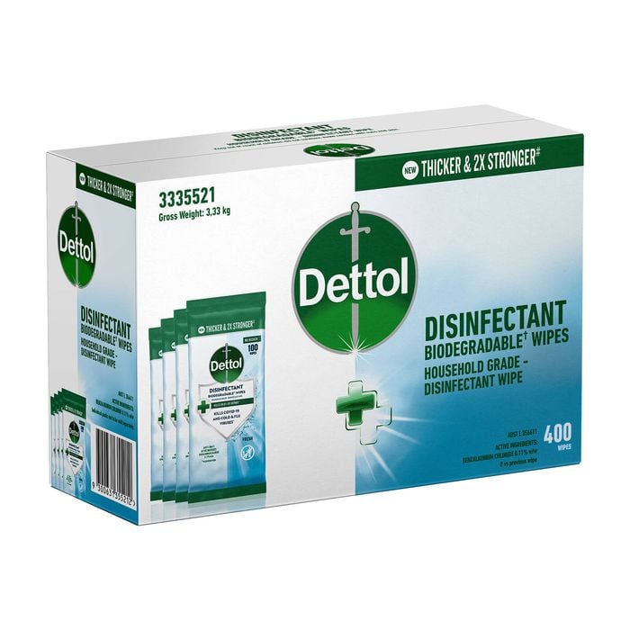 Dettol Multipurpose Wipes Fresh - 400 Pack