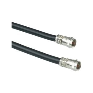 Click Black F-Connector Coaxial TV Lead - 1.5m