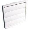 Manrose Gravity Shutter Grill 100mm White