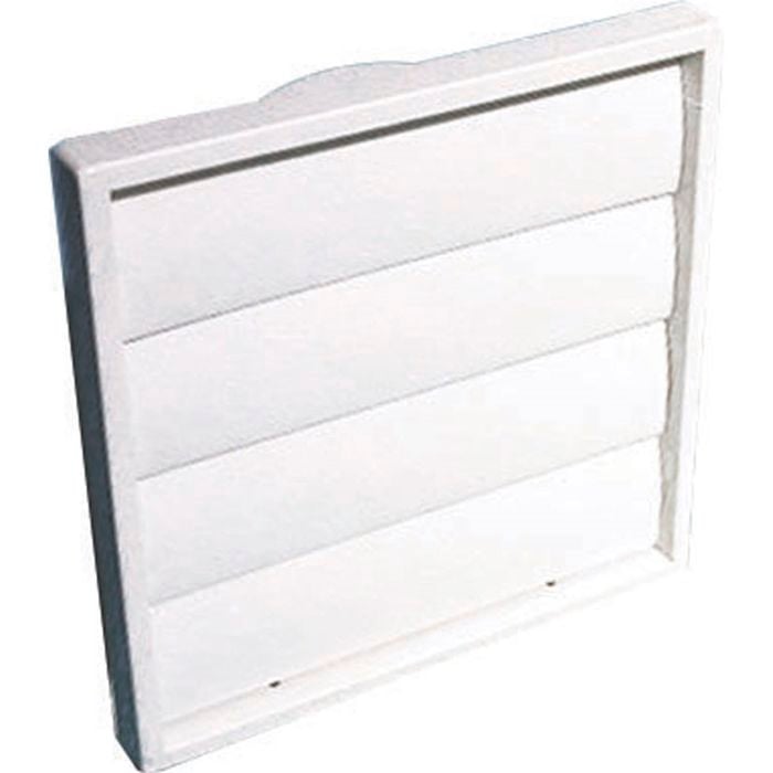 Manrose Gravity Shutter Grill 100mm White