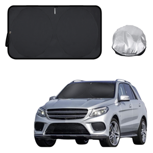Front Windscreen Sun Shade for Mercedes-Benz GLE-Class 2015 - 2019 (W166) - Standard 150 x 85 cm - Black