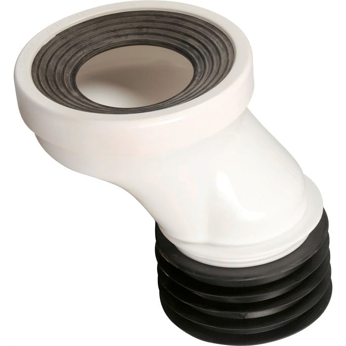 Plastec 60mm Flexi Fin Pan Offset Connector