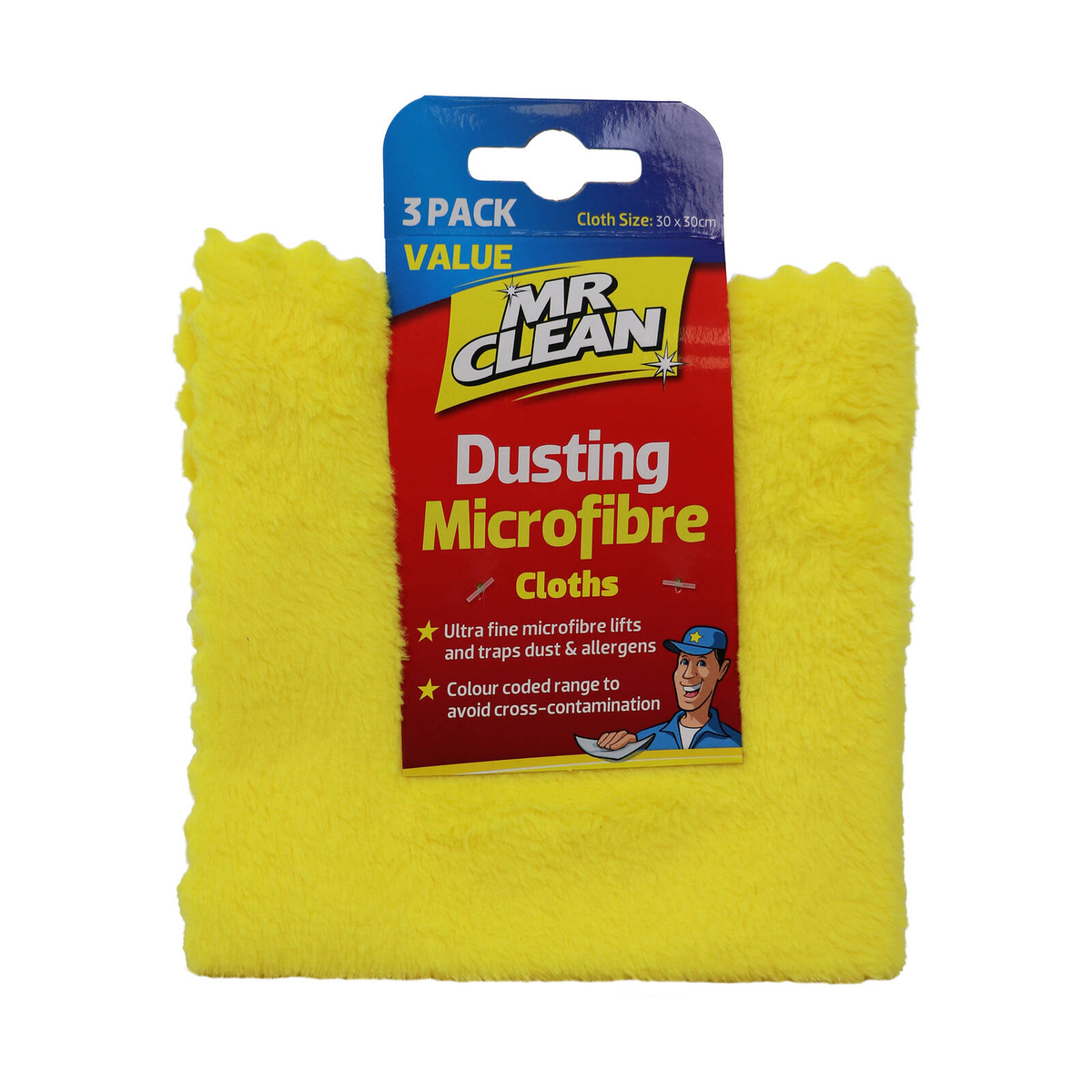 Mr Clean Dusting Microfibre Cloth - 3 Pack - Bunnings New Zealand