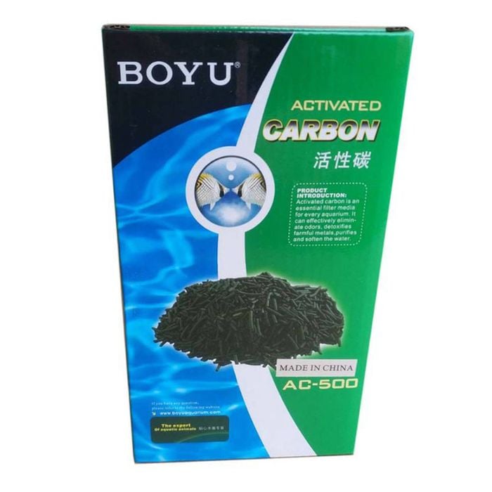 Boyu Activated Carbon Eliminates Odours Colours & Organic Waste On Aquarium 500g