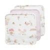 Living Textiles 3 Pack Organic Wash Cloths - Whimsical Wonderland