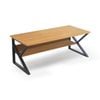 Foret 120cm Computer Desk Study Home Office Table Student Workstation Shelf Storage