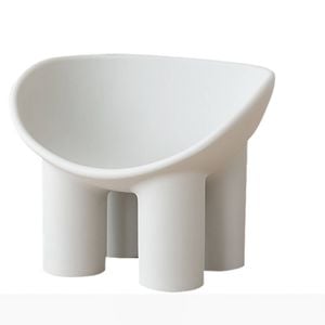 Miuz Roly Poly Chair Lounge Chair Replica Chair Designer Modern Seat [white]