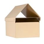 Sandleford 160 x 210 x 290mm Cream Crest Economy Post Mounted Letterbox