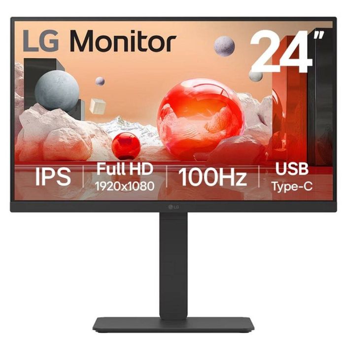 LG 24BA750-B 24" FHD 100Hz IPS Business Monitor with Type-C 65W