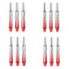 4x 3pc Target Pro Vision Polycarbonate Shaft Intermediate - Red