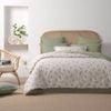 Dreamaker Adelle 100% Cotton Reversible Quilt Cover Set Queen Bed