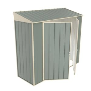 Build-a-Shed 0.8 x 2.3 x 2.0m Skillion Double Hinged Side Door Shed - Green