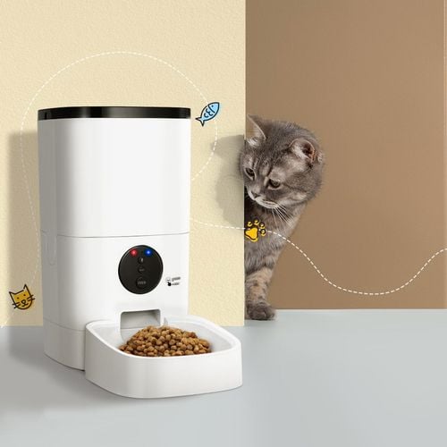 i.Pet Automatic Pet Feeder 6L Auto Wifi Dog Cat Feeder Smart Food App Voice Recorder remote Bunnings Australia