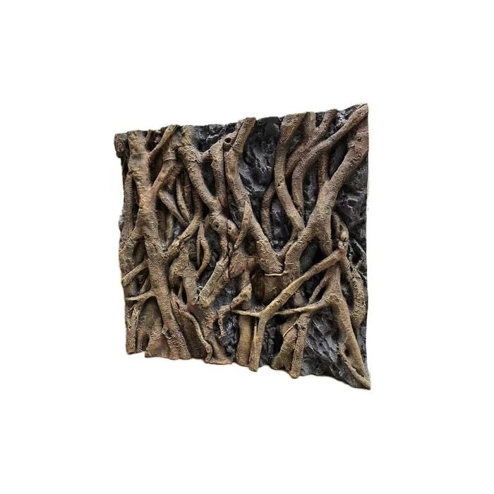 Aquarium Reptile Background – 3d Twisted Roots Wall 90cm × 90cm