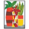 Artist Lane "Ceramica" by Kelly - 76x102cm Black Framed Canvas